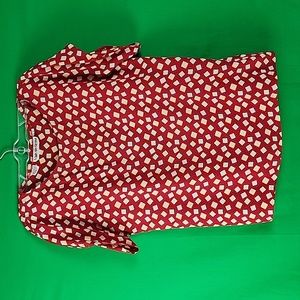 Mary Ann Restivo 100% Silk Top.☆